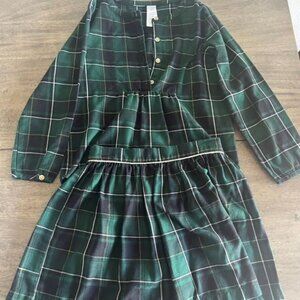 Carter's Set of blouse & skirt (Christmas Theme)